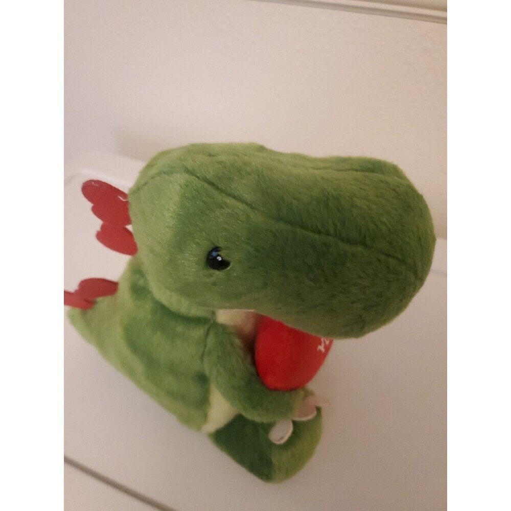 Aurora Green Dinosaur Plush Hearts You're One in‎ a Million 9 Inch Stuffed - Picture 11 of 16